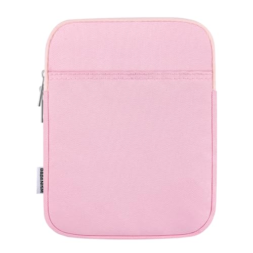 Dadanism 8-9 Inch Tablet Sleeve Case for iPad Mini 7th/6th 8.3" 2024/2021, iPad Mini 5/4/3/2/1 7.9", Galaxy Tab A7 Lite/A9 8.7", reMarkable Paper Pro Move 7.3" 2025, Tab M8 8", Tab M9 9", Flowers Pink - color: Flowers Pink, size: 8-9 inch