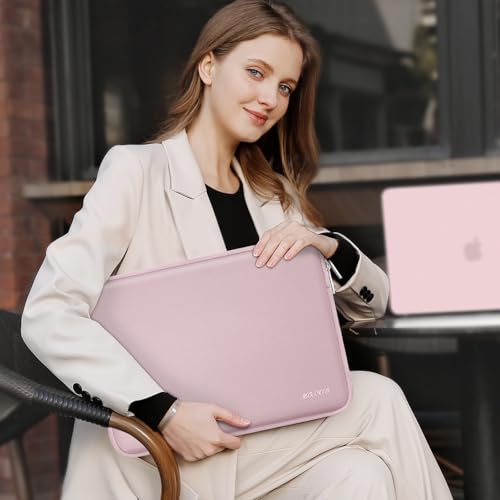 MOSISO Laptop Case 13 inch, 13 inch Laptop Sleeve Bag Compatible with MacBook Neo/Air M5 M4 M3 M2 M1 2026-2018 / Pro M2 M1 2026-2016, Neoprene Computer Sleeve Bag with Small Case, Baby Pink - color: Baby Pink, size: 13 inch