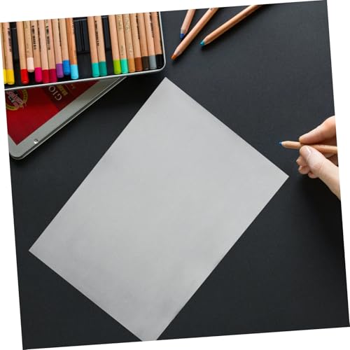 NUOBESTY 50 Sheets Tracing Paper Blank Stencil Sheets for Drawing Sketching and Transfer Projects for Art Crafts and Design Work Easy to Carry