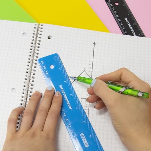 BAZIC PRODUCTS Quad-Ruled Spiral Notebook, 4 Grid, 100 Ct, 24-Case | 100 sheets, 4-square per inch grid, wire binding lays flat, math and graphs