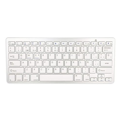 Wireless Spanish Keyboard, Minority Language Keypad Ultra Thin Lightweight Silent Bluetooth Keyboards for Laptop/PC/Tablet/Desktop/Smart TV Teclado Español (Spanish) - style: Spanish