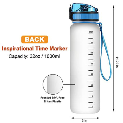 Hyturtle Personalized Book Lovers 32 Oz Liter Motivational Water Bottle, That's What I Do I Read Books Customized Water Bottle With Time Marker, Reading Lovers Gifts For Women Girl On Birthday - color: Book 20