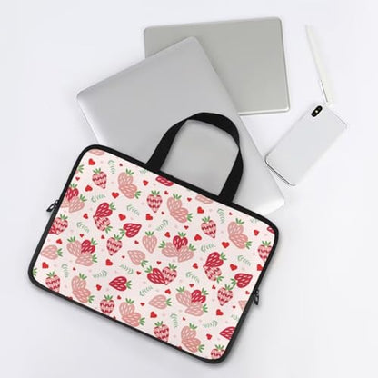 Laptop Bag Laptop Case Computer Carrying Case Laptop Sleeve Case Laptop Traval Bag Computer Cover for Men Women - color: Strawberries, size: 13inch