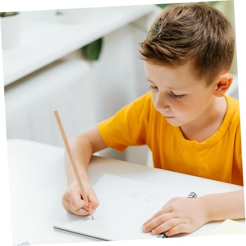 Tofficu 50pcs Wooden Sketch Pencils for Students Durable Writing Tools Comfortable Grip Easy to Sharpen for School and Art Projects