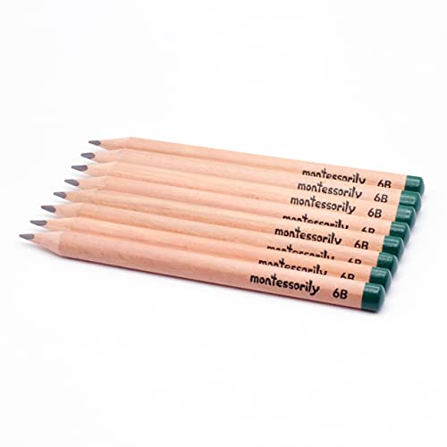 Jumbo Thick Triangular Pencils for Preschooler, Kids, 3-6 yr old - My First Learning Pencil 6B
