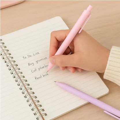 Bible Journaling Kit 12 Pastel Bible Highlighters Dual Tips and 2 Smooth Bible Pens, 400 Sheets Labels for Annotating Books, 200 Sheets 3 x 3 Inch Sticky Notes, Bible Study Kit for Office School