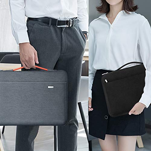 LANDICI 360°Laptop Sleeve Case 15.6 16 Inch Compatible with MacBook Pro 16 M1/M2/M3/M4 2019-2025, 15.6-16” Hp Dell Lenovo Acer Asus, Waterproof Computer Bag Cover with Handle, Grey - color: Grey, size: 15.6-16 inch