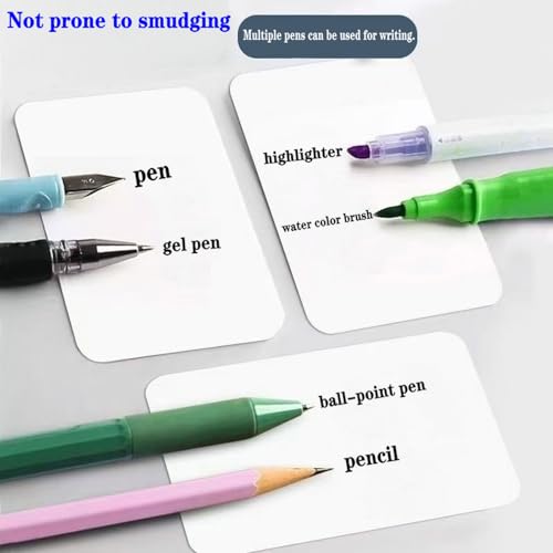 Astero Small Blank 3.5x2in Mini Index Cards & Flash Cards Blank Blank Business Cards to Write On Small Note Cards for Greeting Postcards Vocabulary Bookmarks DIY Messages (White, 300pcs) - color: White, size: 300PCS