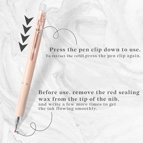 Temiary 10 Pcs Retractable Erasable Gel Pens, Fine Point 0.5 mm, Make Mistakes Disappear, Smooth Writing Gel Pen with Eraser for Journaling Note Taking Marking Planner Crossword Puzzles (Black Ink) - color: Black Ink