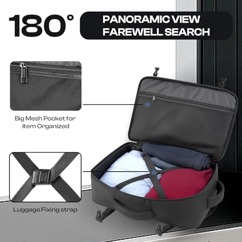 Carry on Backpack, Travel Friendly, Fits TSA requirement, Black | Extra Large 40L-50L Travel Backpack TSA Approved, Water Resistant Bag, Expandable Laptop Bagpack, Travel Backpack for men - color: Black, size: XX-Large