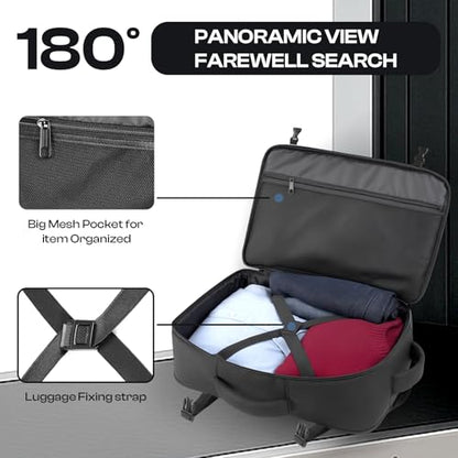 Carry on Backpack, Travel Friendly, Fits TSA requirement, Black | Extra Large 40L-50L Travel Backpack TSA Approved, Water Resistant Bag, Expandable Laptop Bagpack, Travel Backpack for men - color: Black, size: XX-Large
