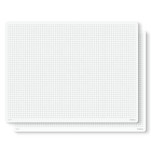 Notsu Graph Notepads 8.5 x 11 inch, 2 Pack | Minimalist Graphing Memo Mouse Pads with Premium Thick Paper, Letter Size - size: 8.5" x 11", style: Graph Paper