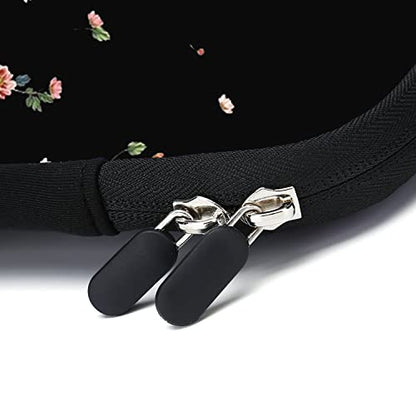 11.6-12.2 Inch Laptop Sleeve Case - Chromebook, Ultrabook, Notebook, Tablet Neoprene Handle Case for Men Women - Two Pockets Fit Apple MacBook Air, Samsung, Acer, HP, DELL (Flowers) - color: Flowers