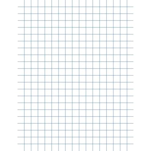 School Smart Graph Paper, 8-1/2 x 11 Inches, 1/4 Inch Rule, White, 500 Sheets - size: 8-1/2 x 11 Inches