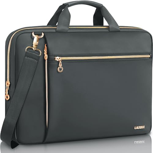 Laptop Case Bag Women Men Computer Sleeve Compatible with MacBook/Dell/HP/Acer/ASUS/LG, Waterproof Shoulder Carrying Briefcase, Grey, 15.6-16 Inch - color: Heather Grey, size: 15.6 inch