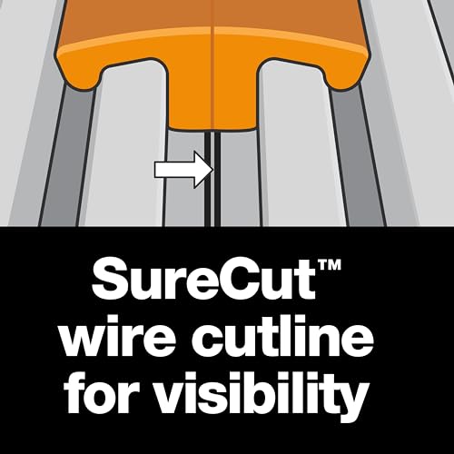 Fiskars SureCut Portable Paper Trimmer, 9" Cut Length for Cardstock and Photos, Fits in 3-Ring Binder for Travel, 10 Sheet Cutting Capacity, 9" Rail, Orange