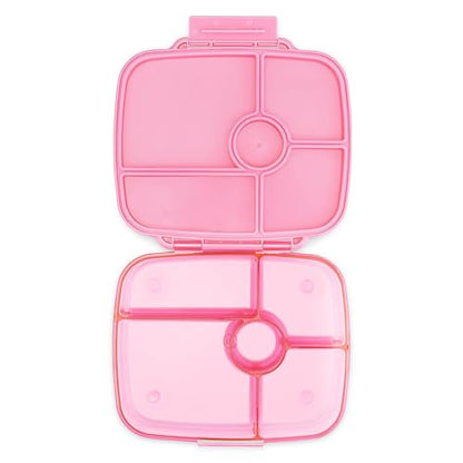 Yumbox Go Leakproof Bento Lunch Box, 5 Compartments, Sydney Pink | Deep Portioned Tray | Removable Silicone Gasket | Lightweight Design | Fits Most Lunch Bags | Food-Safe & BPA-Free - color: Sydney Pink