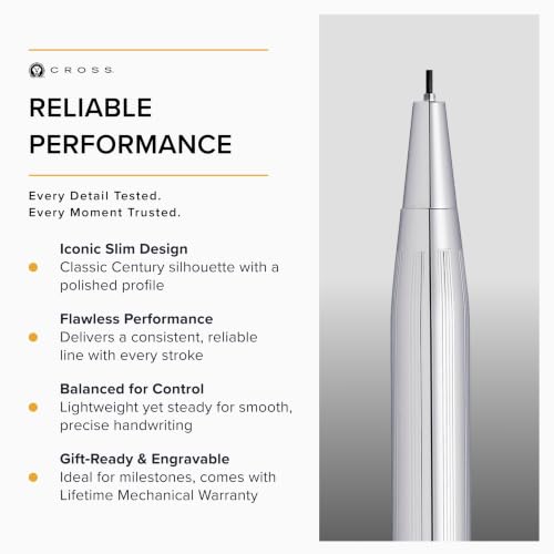Cross Century Chrome .7mm Pencil - color: Lustrous Chrome