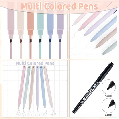 26Pcs Bible Study Supplies Journal Kit Aesthetic Pastel Highlights Pens Tabs Bookmarks for Women Teens School Accessories Cute Colorful Bible Highlighters Pens No Bleed Sticky Notes Index Maskers - color: Aa-26pcs bible study supplies journal kit