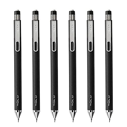 TUL Pencil Value Pack, 0.7mm Tul Mechanical Pencils 6 Pack , TUL Eraser Refill 1 Pack 3 10 Piece Set - style: Pencil Value Pack