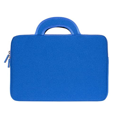 amCase Chromebook Case-11.6 to 12 inch Neoprene Sleeve with Handle-Blue | Travel laptop bag - color: Blue, size: 11.6 to 12 inch