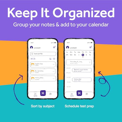 Oxford Spiral Notebook with Free Study App, 1 Subject, Graph Ruled, Ultra Smooth Paper, No Ink Bleed-Through, Strong Poly Blue Cover, Durable 2 Sided Pocket, 100 Easy Perforated 8.5" x 11" Sheets - color: Blue