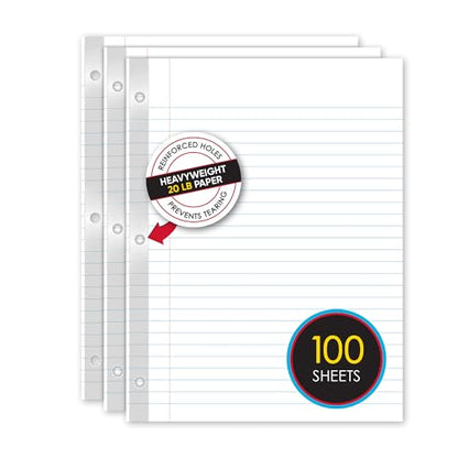 iScholar Reinforced Notebook Filler Paper (83110) - style: Wide Ruled