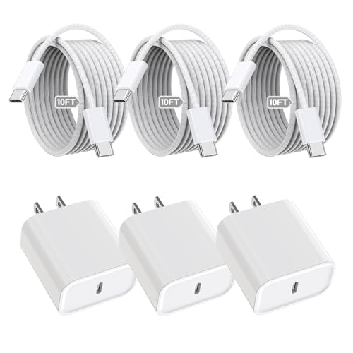아이폰 17 16 15 충전기 고속 충전, 3팩 20W 고속 충전 USB C 충전기 - color: 우븐, size: 20W