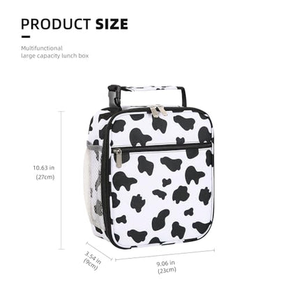 Lovoeo Lunch box Lunch bag for men women Insulated Lunchbox Lunch bags for Work Picnic Travel (Cow) - color: Cow