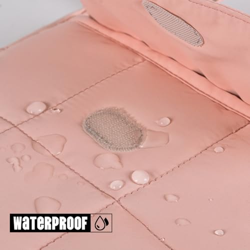 11 Inch Tablet Sleeve Bag，11-12.4 Inch Puffy Tablet Sleeve for iPad A16 2025,iPad Air 11 inch M4 M3 M2, iPad Pro 11 M5 M4, Samsung Galaxy Tab S10+, S9+, S9 FE+, S8+,S7+ 12.4" Fluffy Shoulder Bag(Pink) - color: Pink