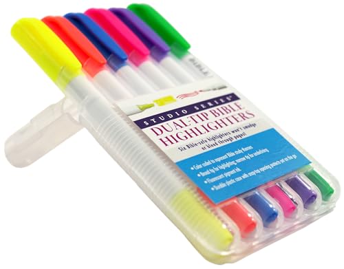 Bible Dual-Tip Highlighters (6-piece Set)