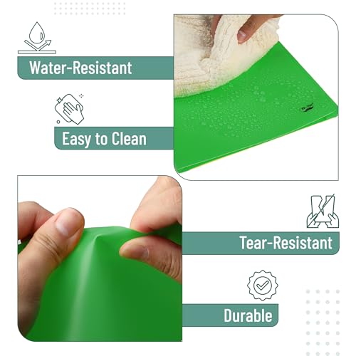 Mr. Pen- Plastic Folders with Pockets and Prongs, 24 Pack, Letter Size | Green, Flexible Plastic Folders with Prongs - color: Green, size: 24 Pack