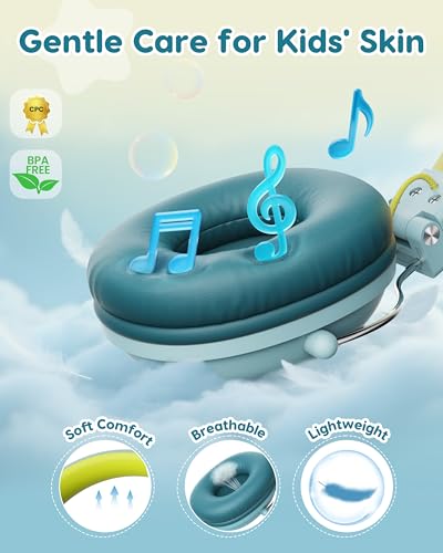 awatrue Kids Headphones, 74/85dB Safe Volume Limit, Stereo Sound, Wired On-Ear Headphones for Kids Boys Girls, 3.5mm Jack for Tablet, iPad, Kindle, YOTO Player, Airplane Travel, Green - color: Green-Yellow