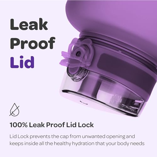 Hydracy 2L Large Water Bottle, 100% BPA Free Tritan Plastic, Leakproof, Zero Condensation, Motivational Timeline, Safe, Non-Toxic, Durable, Smart Design | Leak Proof Gym Bottle with times to drink and no sweat Sleeve - Ideal for Fitness Sports & Outdoors