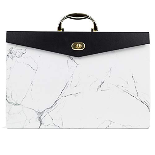 U Brands Fashion Expanding File Folder, Legal Size, 19 Pocket - style: Marble Print