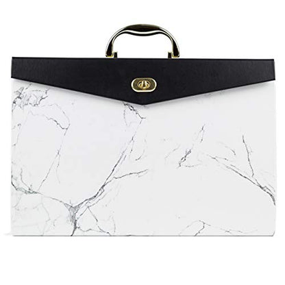 U Brands Fashion Expanding File Folder, Legal Size, 19 Pocket - style: Marble Print