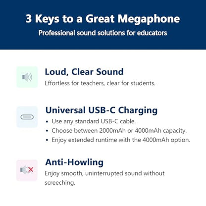 Bluetooth Voice Amplifier, Power Amplifiers, Portable Mini Wired Microphone Headset for Teacher Classroom & Outdoor Lectures, Teaching, Tour Guides, USB-C Rechargeable - 2000mAh, Black - color: Black-2000mAh