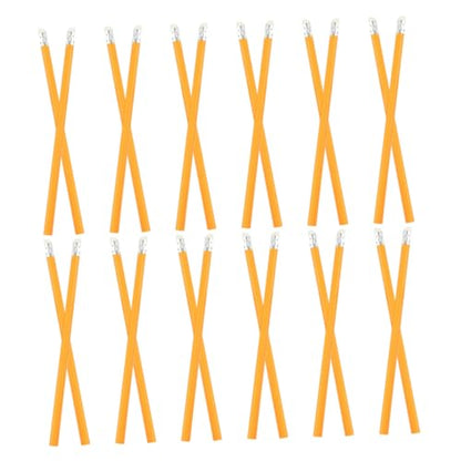 100pcs Wooden Hb Pencils with White Eraser Tips, Extended Writing Pencils Bulk Set for Students and Teens, Classroom and Office Supplies