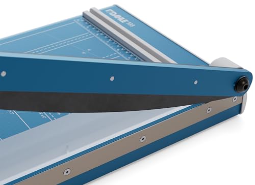 Dahle 533 Professional Guillotine Trimmer, 13" Cut Length, 15 Sheet Capacity, Self-Sharpening, Manual Clamp, German Engineered Paper Cutter | For paper, photos and business cards, ideal for hobby and creative projects, precise cuts, stable cutting table -
