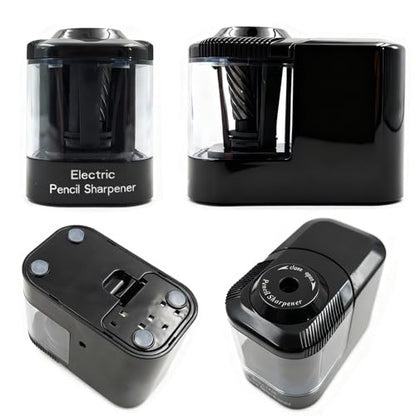 Heavy Duty Electric Pencil Sharpener, USB and Battery Powered, Best for Kids Students and Personal Use in Office School and Home by JinZeFa