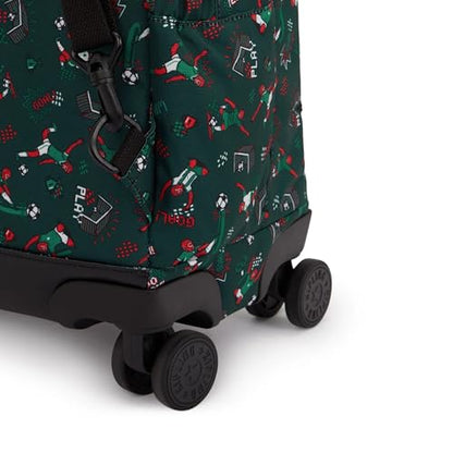 Kipling New Zea Printed 15" Laptop Rolling Backpack - color: Soccer Print