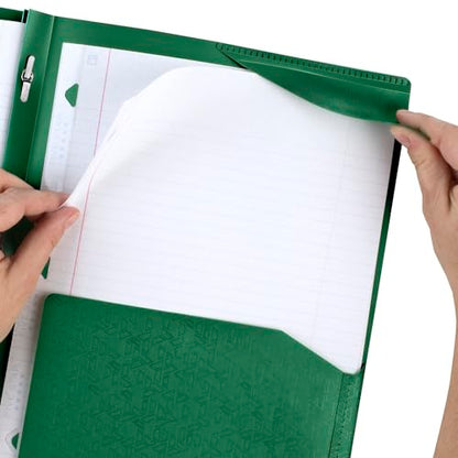 Five Star 2-Pocket Folder, Plastic Folder with Stay-Put Tabs and Prong Fasteners, Holds 8-1/2" x 11" Paper, Forest Green (72111) (Pack of 2) - color: Green, size: 1 Count (Pack of 2)