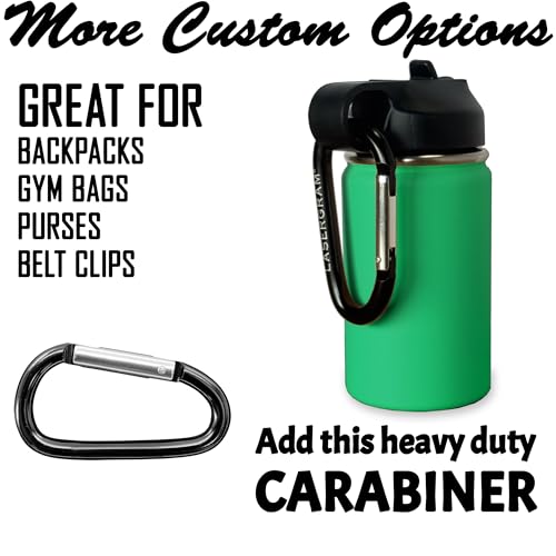 LaserGram Personalized Water Bottle, Grad Cap Class of 2023, 2024, 2025, 2026, 2027, Stainless Steel Double Wall Vacuum Insulated with Flip Top Straw, Custom Engraved Gift (12oz / 335ml Green) - color: Green, size: 12 Ounces
