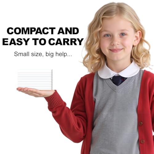 300 Count White Index Cards 3x5 Notecards Bulk Lined Flash Cards for Studying 3 x 5 Index Cards Ruled Notecards Bulk Pack of Note Cards for School Ruled Lined Index Card Flashcards 3x5 Cue Cards - color: White-3x5-300