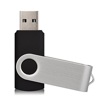 20 Pack USB 2.0 Flash Drives - 32GB Memory Stick, Black - color: Black, size: 32GB-20 PACK