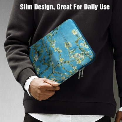 TiMOVO 9-11" Tablet Sleeve Bag, Apricot Blossom | Fit iPad 11" A16 2025 / 10.9"/10.2" / Air 11" 5/4 Gen / Galaxy Tab A9+/A11Plus 11", Fit Smart Keyboard - color: Apricot Blossom, size: 9-11 Inch