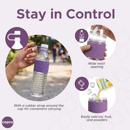 Copco Hydra Water Bottle - Purple 20 Oz - color: Purple