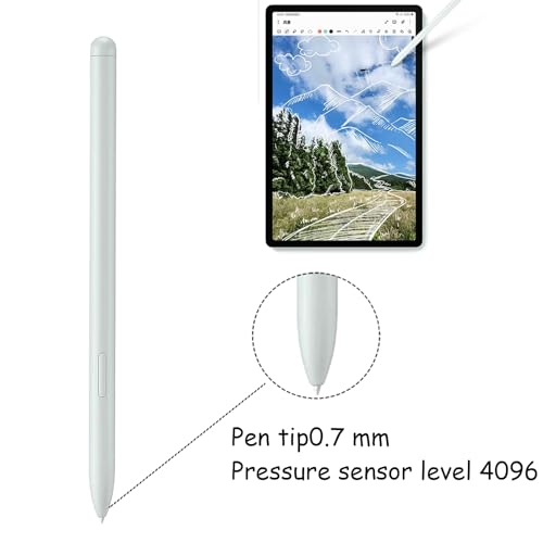 2PCS Galaxy Tab S9 FE Stylus Pen for Samsung Galaxy Tab S9 FE / S9 FE+,for Samsung Galaxy Tab S9 FE Stylus S Pen(Green) - color: (Green)