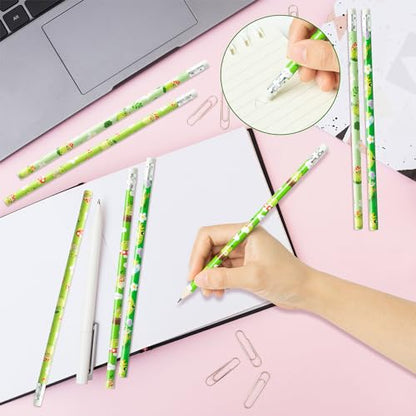 Xqumoi 60Pcs Frog Pencils with Eraser - Summer Frog #2 HB Pencils, Back to School Classroom Student Rewards, Back to School Office Supplies, Party Goodie Bag Fillers Stuffers, Birthday Party Favors - style: Frog