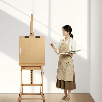 23" x 26" Oversized Artist Sketch Tote Board - Lightweight Hardboard Drawing Board with Handle, Clip & Rubber Band for Art, Sketching, Travel, Studio, by TX Liteart - size: 23"x26", 1 Pack